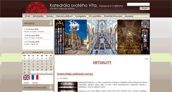 Desktop Screenshot of katedralasvatehovita.cz