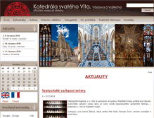 Tablet Screenshot of katedralasvatehovita.cz
